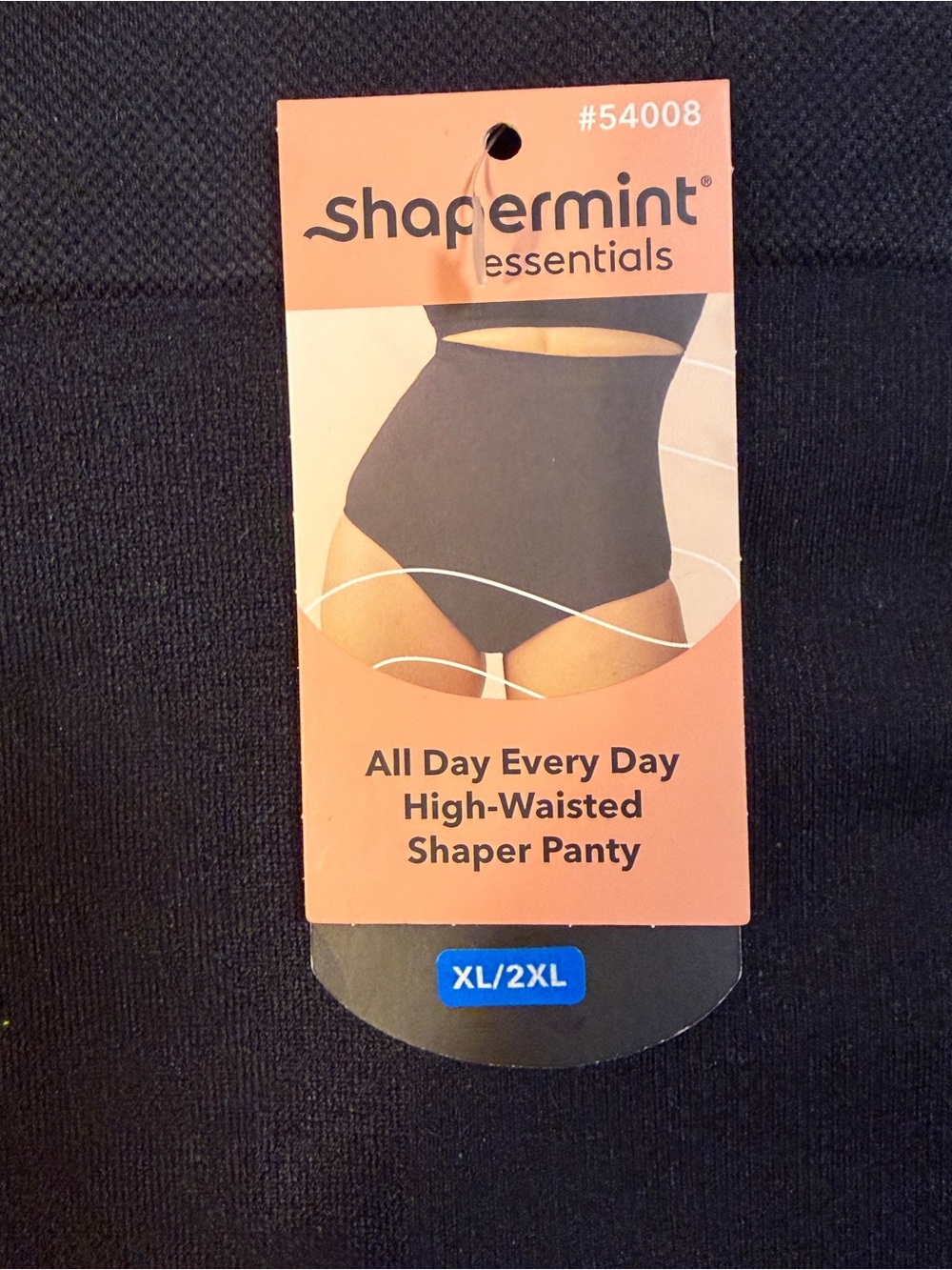 Shapermint Black High-Waisted Shaper Panty - All Day Support